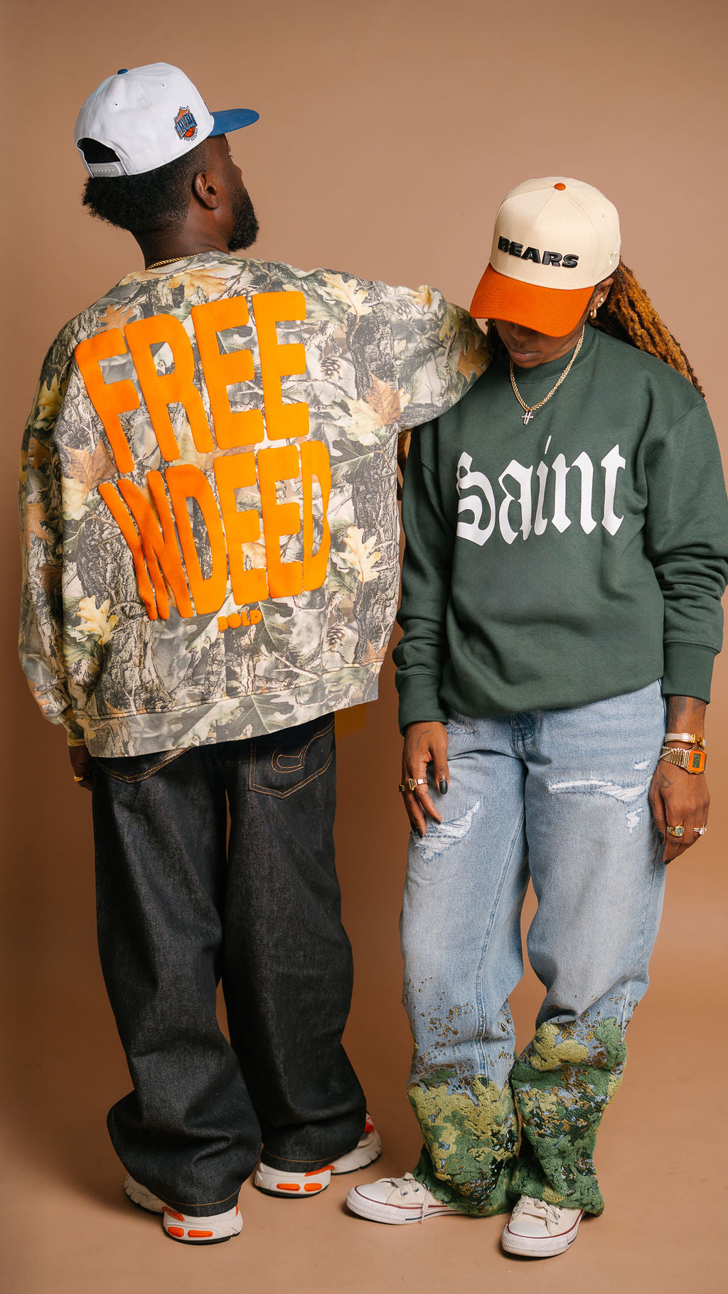 Free Indeed Crew Neck || Camo (Puff Edition)
