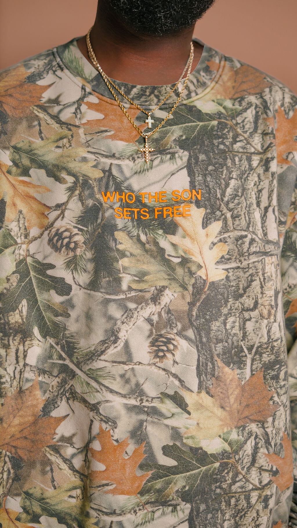 Free Indeed Crew Neck || Camo (Puff Edition)