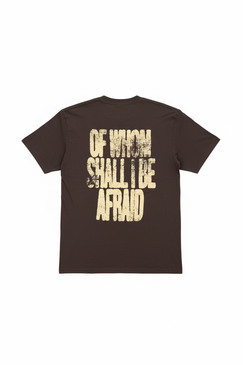 Whom Shall I Fear Tee || Brown/Yellow –– WTP Tour Edition