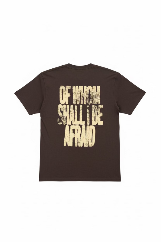 Whom Shall I Fear Tee || Brown/Yellow –– WTP Tour Edition
