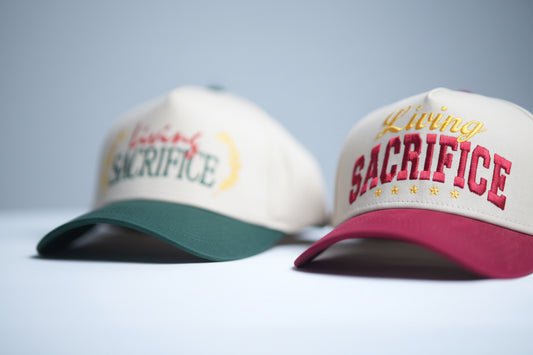 Living Sacrifice Hat || Maroon
