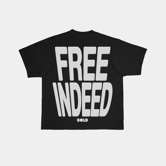 Free Indeed Tee || Black