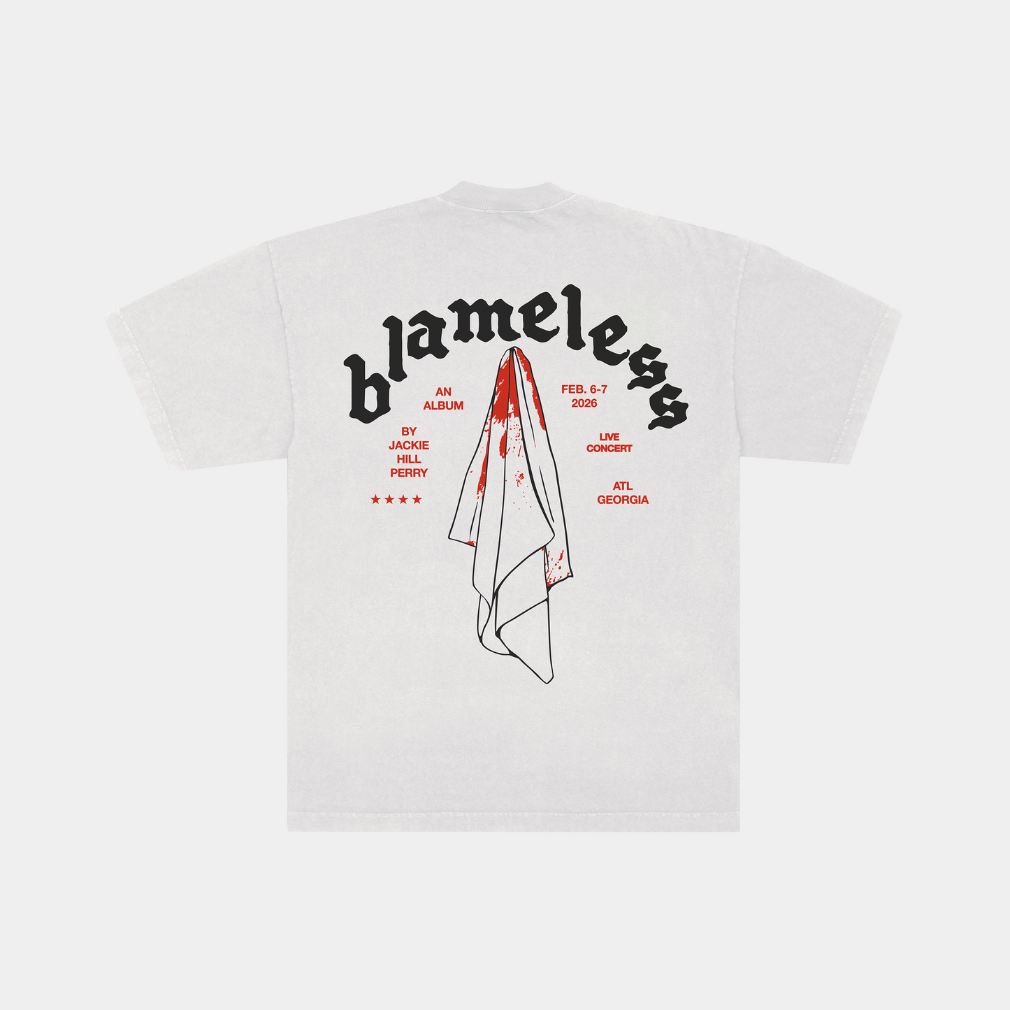 Blameless Concert Tee || White