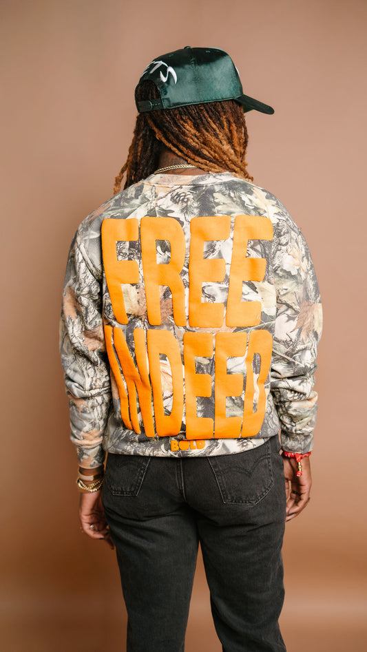 Free Indeed Crew Neck || Camo (Puff Edition)