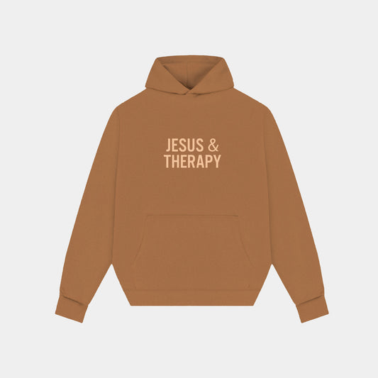 Jesus & Therapy Hoodie || Meerkat