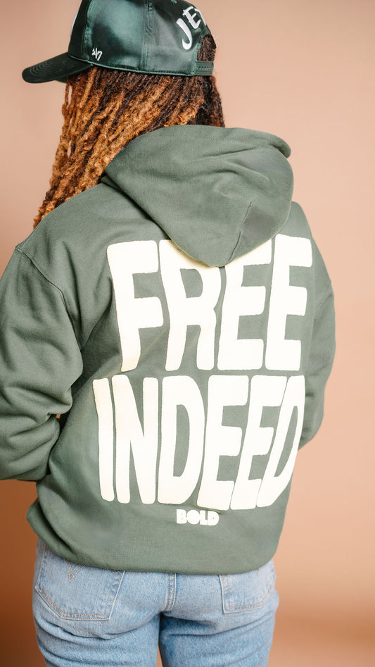 Free Indeed Hoodie || Forest Green