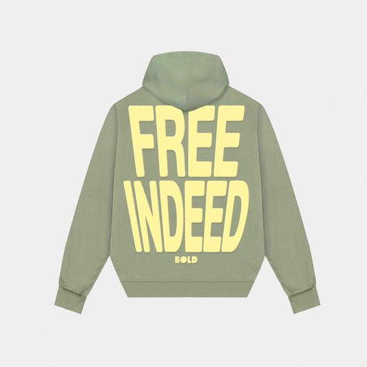 Free Indeed Hoodie || Sage