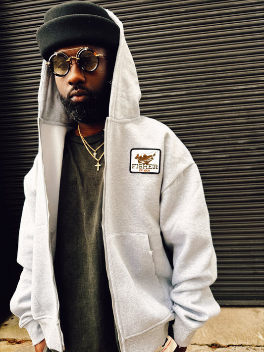 Fisher of Men Cropped Double Zip Hoodie (Heavyweight)