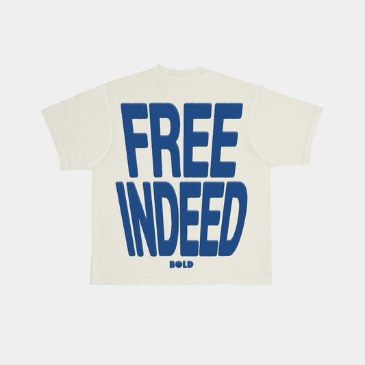 Free Indeed Tee || Cream