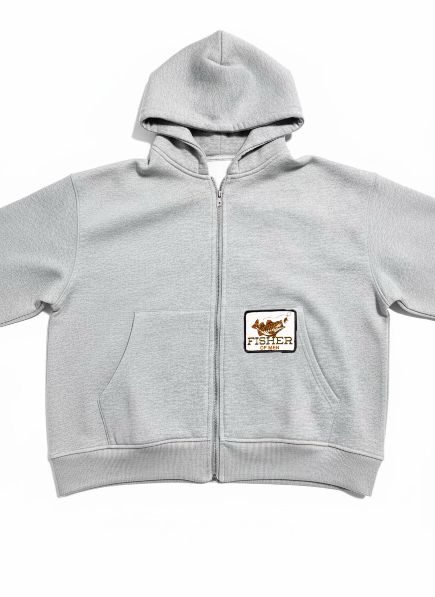 Fisher of Men Cropped Double Zip Hoodie (Heavyweight)