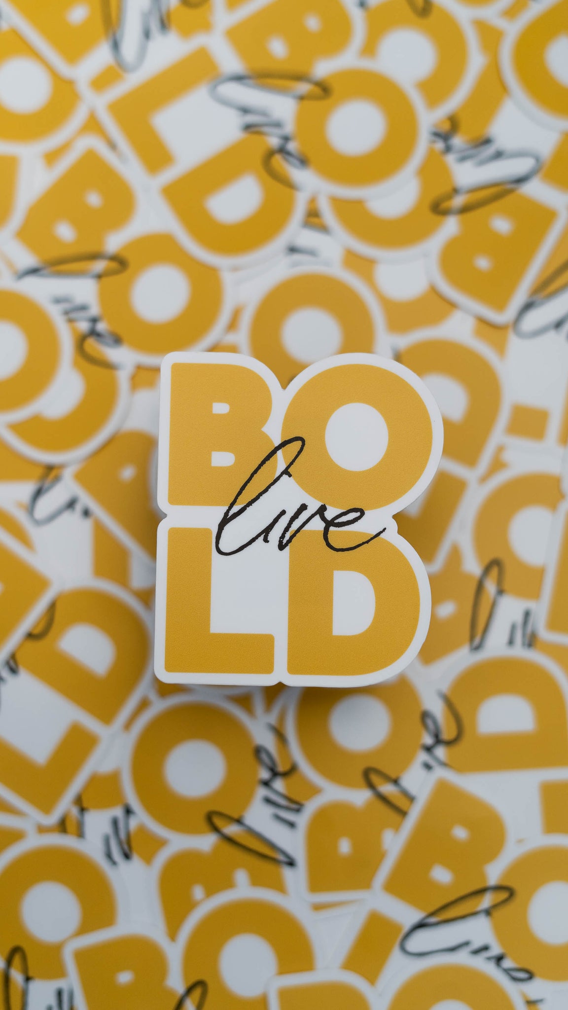LIVE BOLD - Sticker