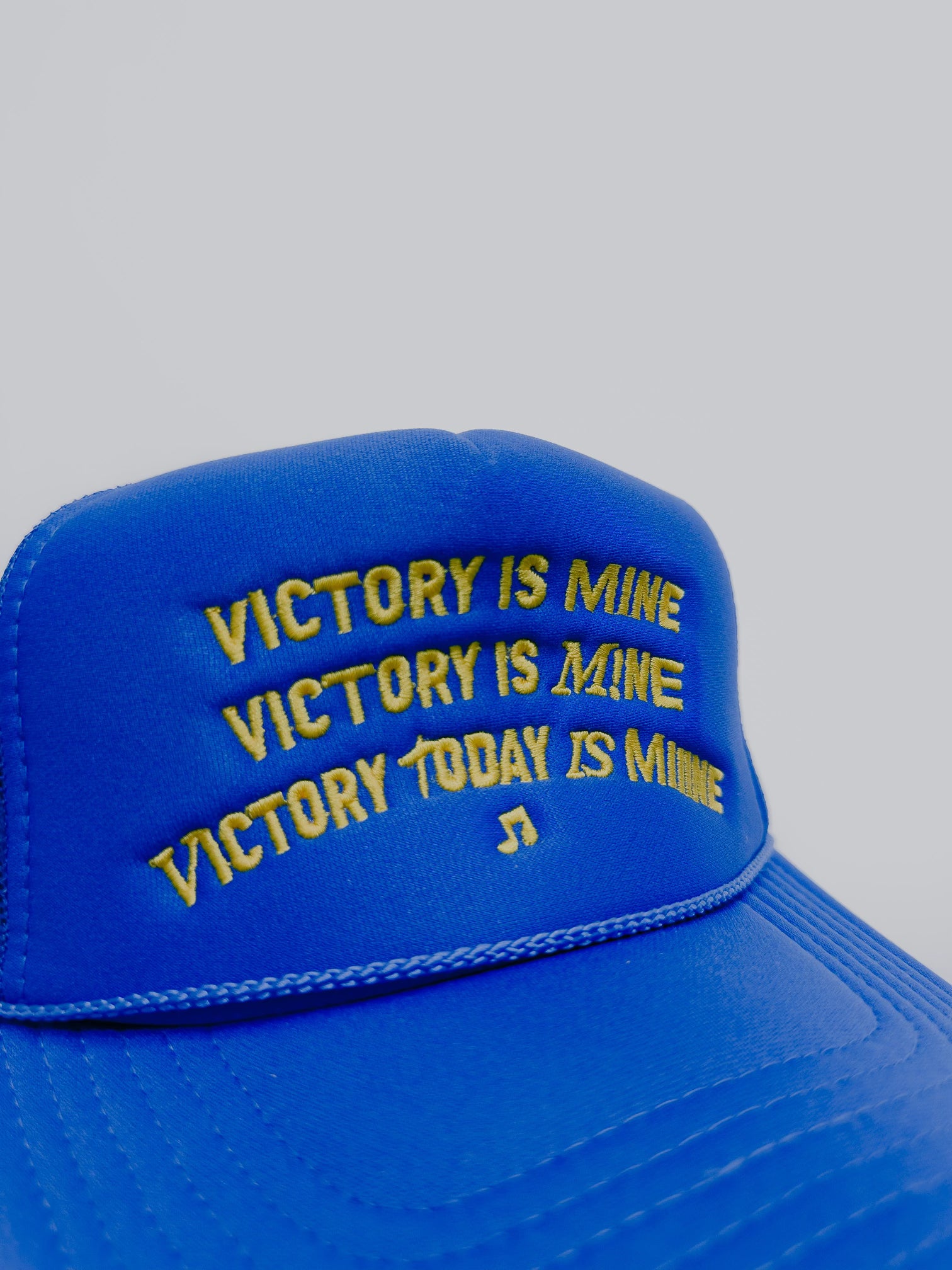 Victory is Mine Trucker Hat - (Blue)